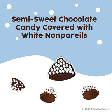 Sno-Caps, Semi-Sweet Chocolate Nonpareils, Movie Theater Candy Box, 3.1 Oz Each, Bulk 15 Pack