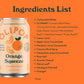 OLIPOP Prebiotic Soda Pop, Orange Squeeze, A New Kind of Soda Packed with Prebiotics, Fiber, and Botanicals, Gluten Free, Vegan,