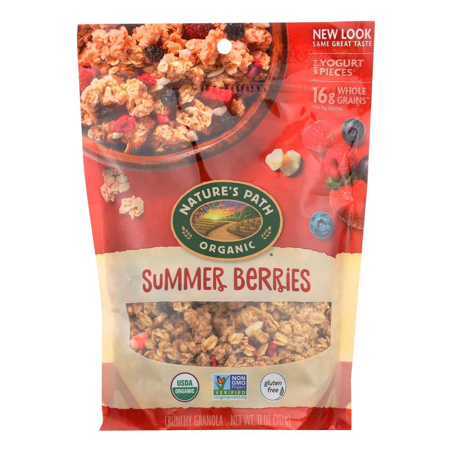 Nature'S Path Gluten-Free Summer Berries Granola, 11 Ounce (Pack Of 8)