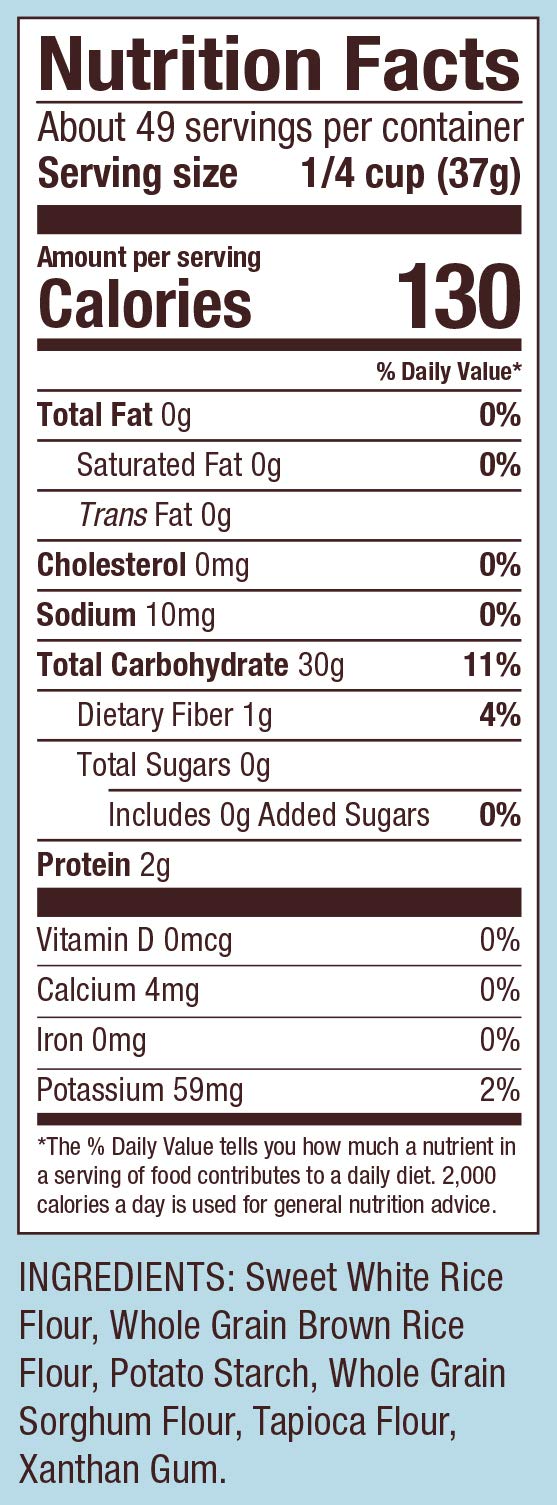 Bob'S Red Mill Gluten Free 1-To-1 Baking Flour, 64-Ounce (Pack Of 4)