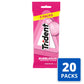 Trident Sugar Free Bubblegum Gum, 60 Packs of 14 Pieces, Total 840 Pieces