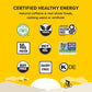 Quantum Energy Square: Energy Bar With Caffeine & 10G Protein. Delicious Healthy Snack On The Go. (Vegan, Gluten-Free, Soy-Free, Dairy-Free) (Caffe Mocha Almond Chip)