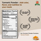 Laxmi Turmeric Powder - 14oz (400g) | Nutrient-Rich Natural Turmeric Powder | Non-GMO certified | Guaranteed Quality and Taste