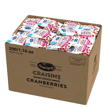 Ocean Spray Craisins Dried Cranberries, Strawberry, 1.16 Ounce (Pack Of 200)
