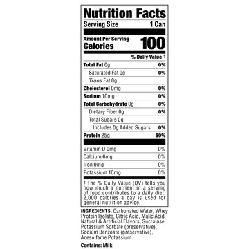 Bucked Up Protein Soda - Lightly Carbonated, Zero Sugar, 25g Whey Isolate - 12 Pack, 16 oz Cans (Orange Cream)