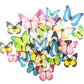Set Of 30 Edible Cupcake Toppers Wedding Cake Birthday Party Food Decoration Mixed Size & Colour (Butterfly)