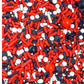 Sprinkle Deco Edible Jimmies Sprinkles Toppers 4oz Red Black White