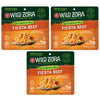 WILD ZORA Instant Organic Quinoa Meals - Fiesta Beef 3-Pack, Gluten-Free Meal with Lentils & Olive Oil Packet