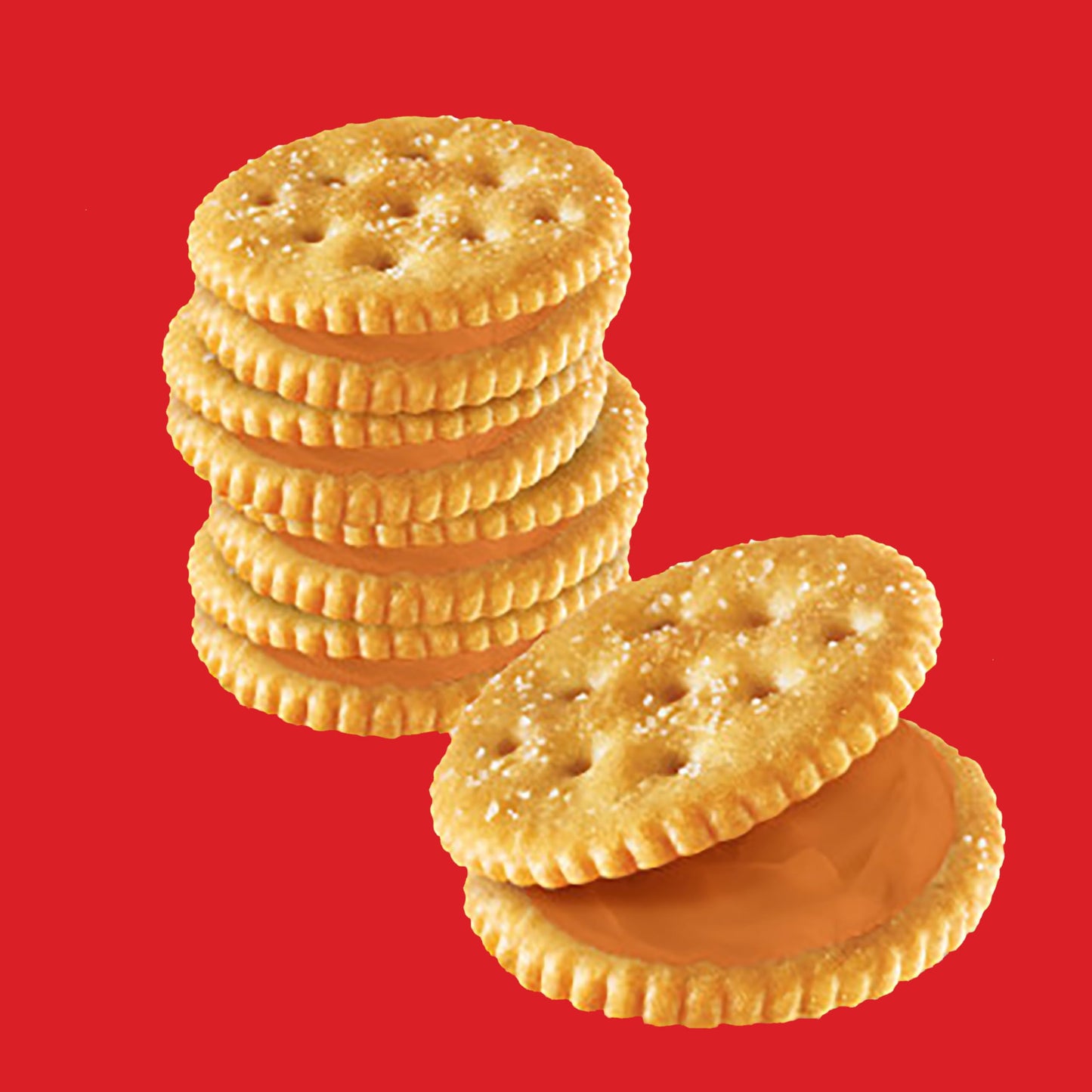RITZ Peanut Butter Sandwich Crackers, 96 Snack Packs (6 Boxes, 6 Crackers Per Pack)