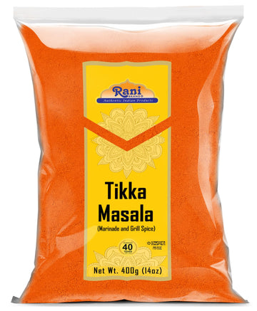 Rani Tikka Masala Indian 7-Spice Blend 14Oz (400G) ~ All Natural | Salt-Free | Vegan | No Colors | Gluten Friendly | Non-Gmo | Indian Origin