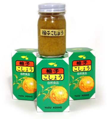 Yuzu Kosho, Spicy Japanese Yuzu Pepper Paste | Hot Sauce With Yuzu Citrus (Green, 3 Pack)