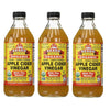 Bragg Organic Apple Cider Vinegar, 16 Fl Oz (Pack of 3)