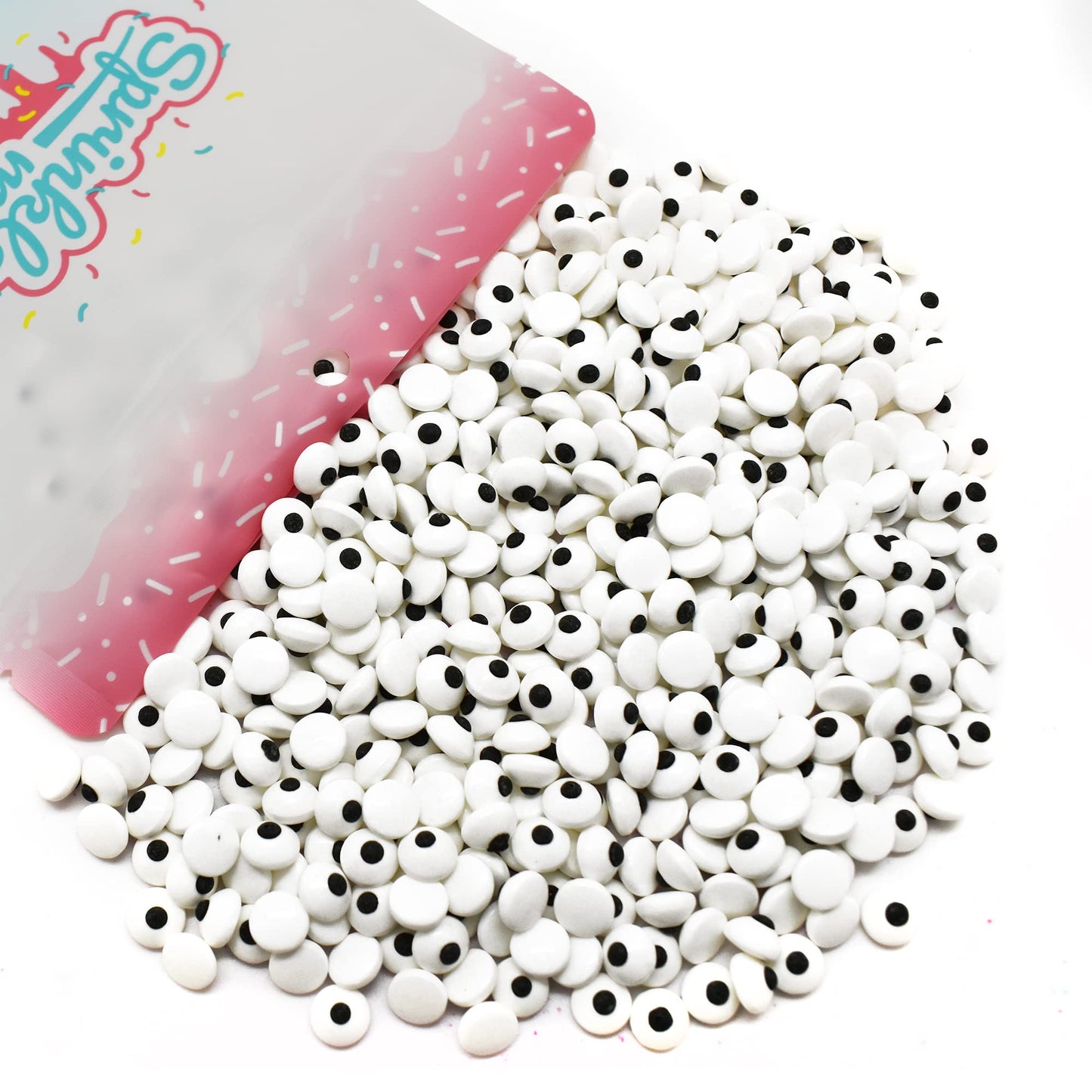 Halloween Party Edible Decorations Sprinkle Blends - A Spooky 4 Ounce Variety (Small Spooky Eyes)