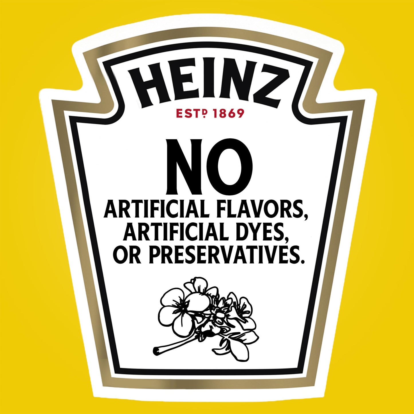 Heinz Mild Mustard Single Serve (1000 Ct Casepack)