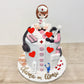BANBALLON 19PCS Nurse Cake Toppers Medical Cupcake Decorations Resin Red - Model SHXXYI015
