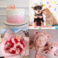 30 Pieces Mini Crown Cake Topper Small Rose Gold Crown Mini Tiara With 3D Rose Gold Butterfly Decoration 3D For Flower Arrangeme