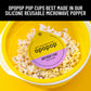 Opopop Microwave Popcorn - Pop Cups Birthday Cake 6-Pack, Non-Gmo Gourmet Popcorn Kernels & Popcorn Flavoring, Gluten Free Snack