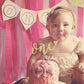 Ahaoray First Birthday Cake Topper - Gold Glitter Love One Birthday Cake Decorating Supplies, Perfect For Baby Shower/Gender Rev