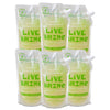Olive My Pickle Probiotic Pickle Juice Shots - 19.5 Fl Oz (Pack of 6) - Kosher Dill Live Brine for Gut Health