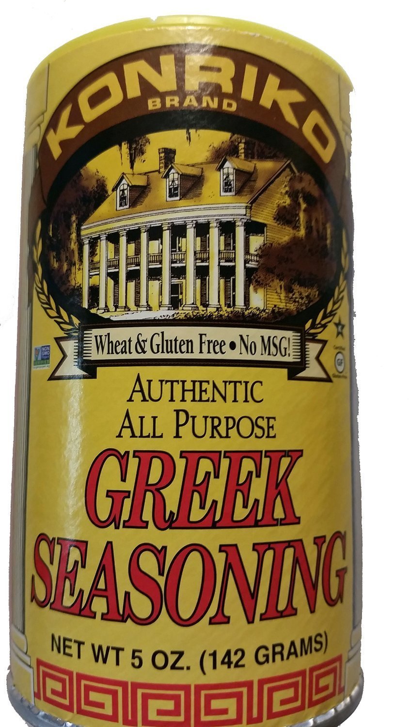 Konriko - Greek Authentic Seasoning 5 oz (Pack of 6) - Wheat Free - Gluten Free - No MSG