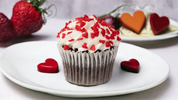 EDIBLE ACCENTS RED HEARTS- Gluten-free, Egg Free, Nuts Free, Kosher, Sprinkle Medley Mix, For Baking, Decorating, Cookies, Cupca