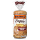 Thomas Cinnamon Swirl Bagels  6 count  (3.33 oz each)  10g Protein  Kosher Cinnamon Bagels  20 oz Bag