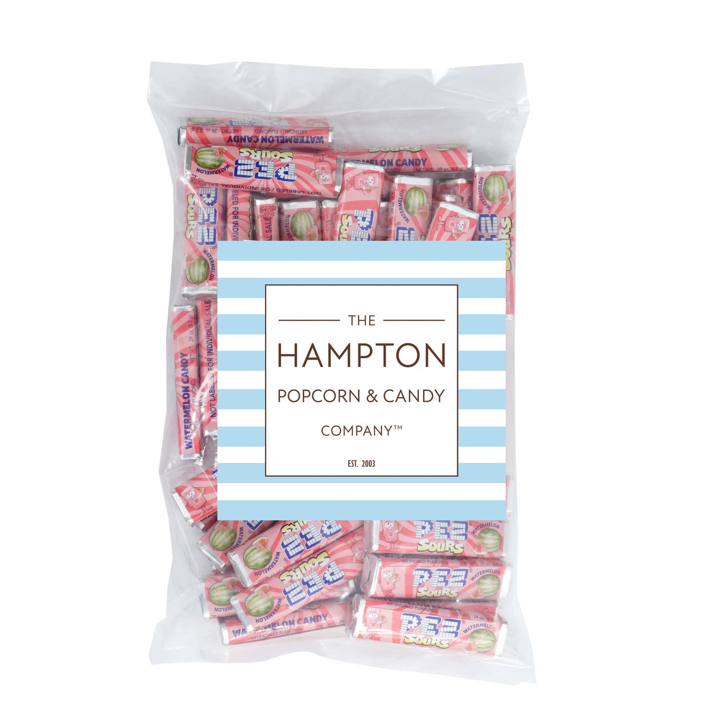 Pez Candy Refills, Sour Watermelon Flavor, 1 Pound Bulk Bag (Approx. 40 Pieces), Pez Candy Wrapped