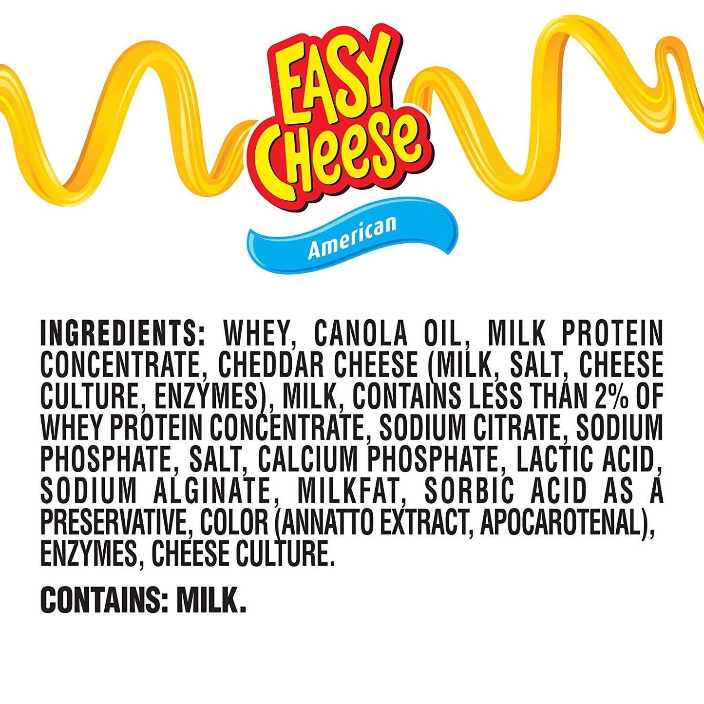 Kraft American Easy Cheese 8 Ounce - 3 Pack