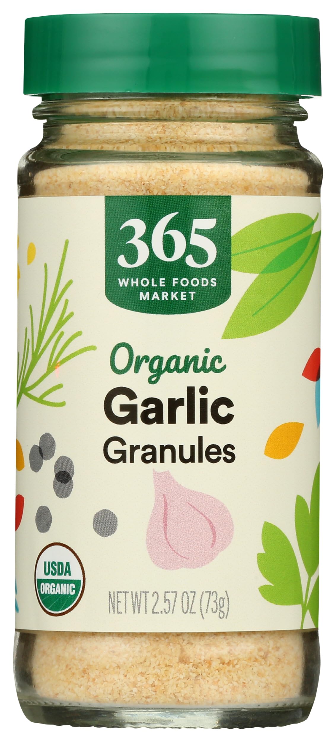 365 by Whole Foods Market  Organic Garlic Granules  2.57 Ounce