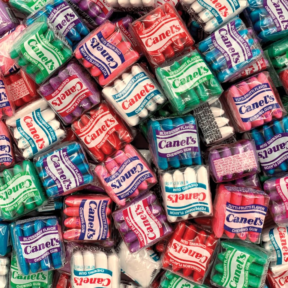Canel's Original Chewing Gum - 2 Pound Bulk Pack (About 180 Count) - Assorted Flavors
