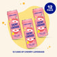 NEW! wildwonder Sparkling Probiotic Drink 12pk  For Gut Health & Immune Support  Cherry Lemonade  5g Prebiotic Fiber  Live Probiotics  Organic  Vegan  Low Sugar  12 Pack  12oz Can  Seen on Shark Tank
