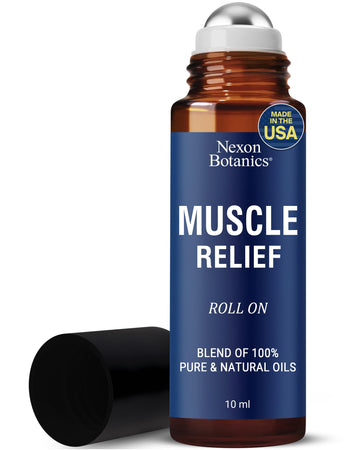Muscle Ease Essential Oil Roll-On 10Ml - 100% Pure Therapeutic Grade Blend For Sore Muscles, Aches & Pains - Roll On Application