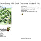 Cacao Barry 44% Dark Chocolate Sticks (8 Cm) From Olivenation - 16 Ounces