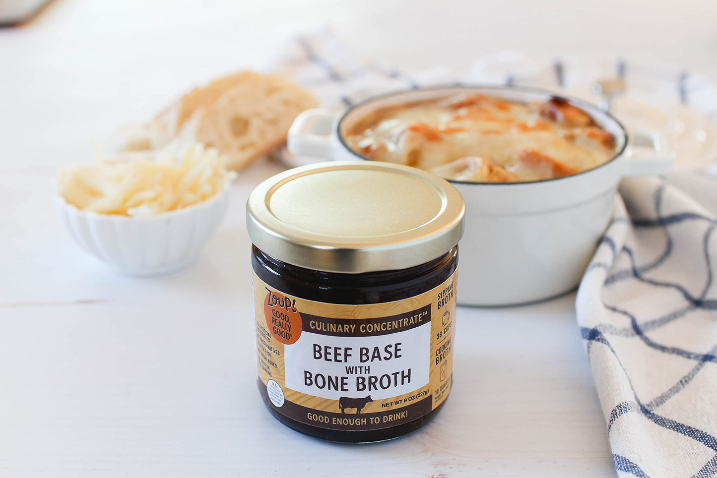 Zoup! Good, Really Good Beef Bone Broth Culinary Concentrate - Keto-Friendly, Gluten Free, Sugar Free, Non-Gmo - Great For Stock