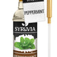 Syruvia Peppermint Syrup - Peppermint Coffee Syrup Flavor, 25.4 fl oz, Kosher, Gluten Free, Perfect for Coffee, Drinks, Soda, De