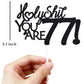 Happy 77Th Birthday Cake Topper 77 Birthday Cake Toppers-Black Glitter, Funny 77Th Cake Topper For Men For Women, 77Th Birthday