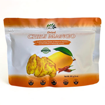 Chavi Dried Chili Mango | 14 Oz | No Added Sugars | Naturally Sweet | Healthy Sinple Ingredients Superfood - Family Supersnacks