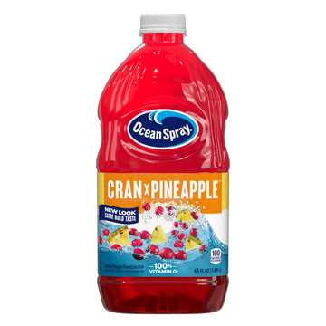 Ocean Spray Cran-Pineapple Juice 64 Ounce Bottle - Pack of 8