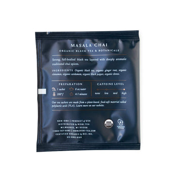 Rishi Tea Masala Chai Herbal Tea | Immune Support, Usda Certified Organic, Fair Trade Black Tea Blend, Highly Caffeinated, Natur