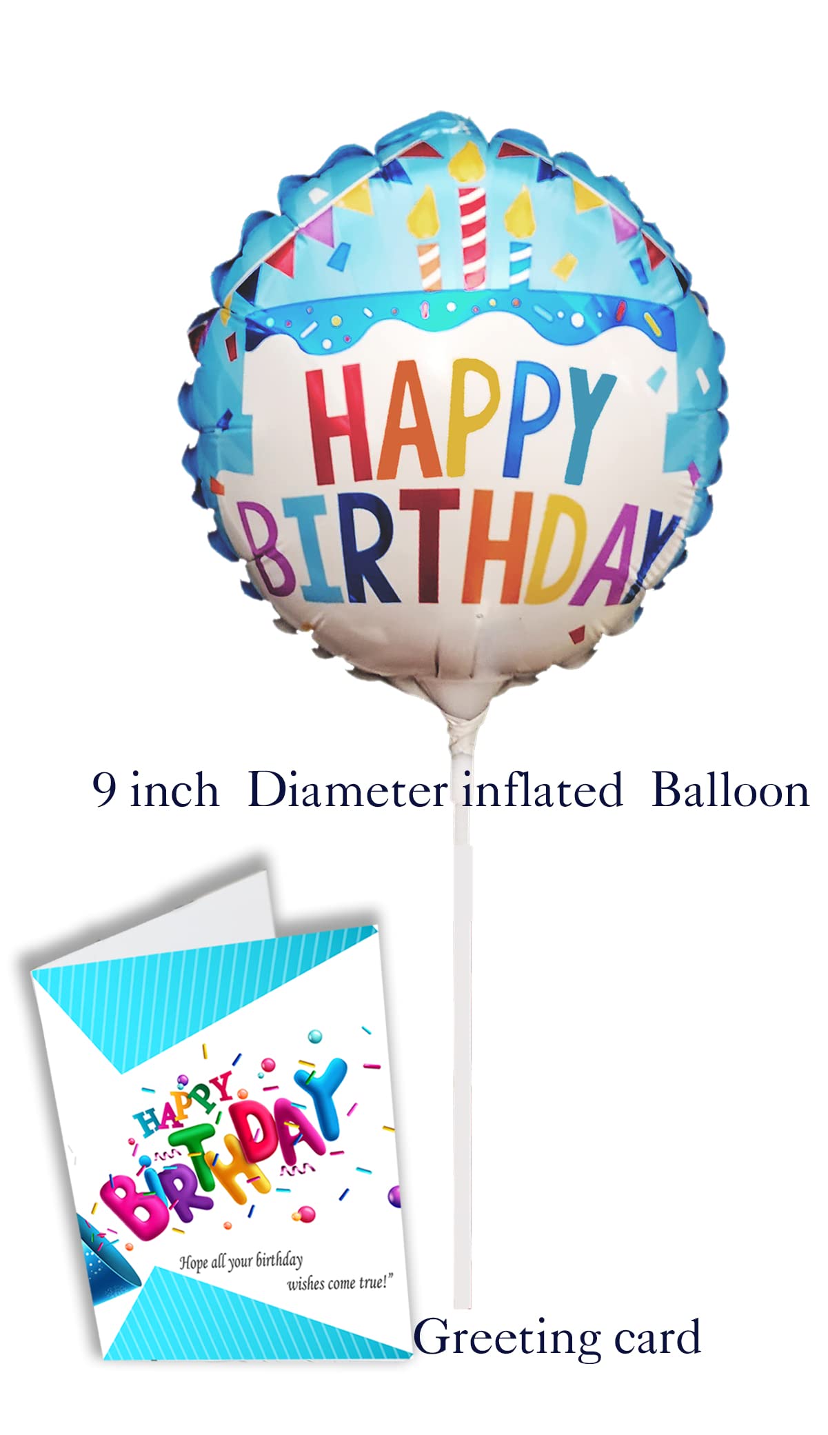 Beyond The Box Birthday Gift Basket - Candy Variety Pack with Happy Birthday Balloon, Snacks & Greeting Card for All Ages