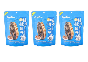 Chacha Roasted Sunflower Seeds Chinese Pecan Flavor, (3 Pack, Total Of 16.92Oz)