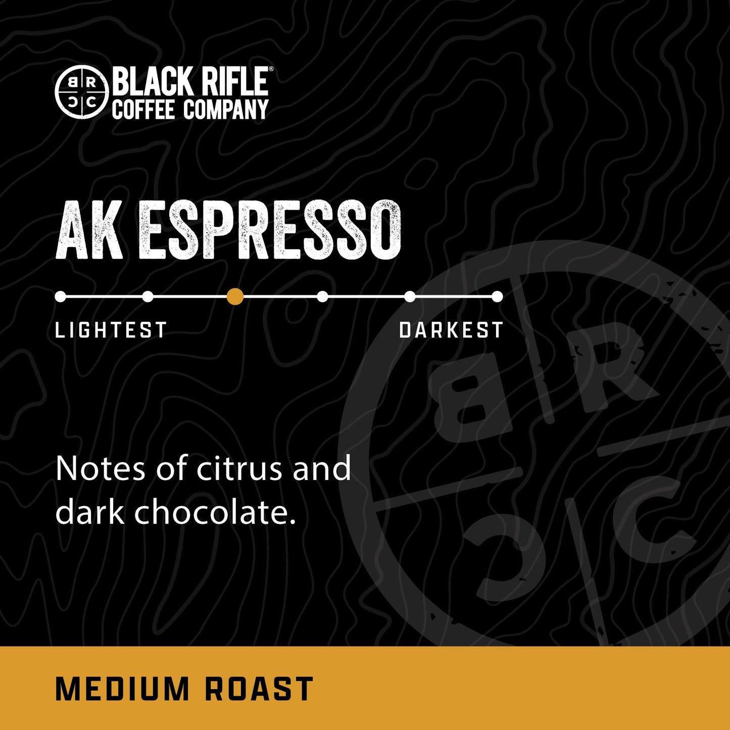 Black   Coffee AK Espresso Medium Roast Coffee Pods, 50 Count, Colombian & Brazilian Grounds, Nutty Aroma, Citrus & Dark Chocolate Flavors