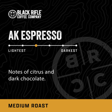 Black   Coffee Company AK Espresso K-Cups, Medium Roast, 12 Count, Compatible with Keurig 1.0 & 2.0, Made from Arabica Beans