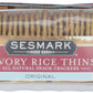Sesmark Original Savory Thins, 3.2 Ounce - 12 Per Case.