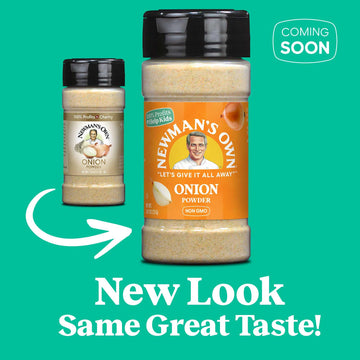 Newman'S Own Onion Powder, Made From Real Onions, Perfect For Sauces, Gravies, Soups Or Dips, Non-Gmo, Kosher, 2.61 Oz. Bottle
