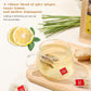 FullChea Lemon Ginger Tea Bags - Caffeine-free, Non-GMO, 50 Count