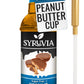Syruvia Sugar Free Peanut Butter Cup Syrup With Syrup Pump Dispenser - Peanut Butter Cup Coffee Syrup Flavor, 25.4 fl oz, Kosher