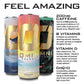 Steel dietary products OMNI Energy Drink Variety Pack - 200mg Caffeine, B Vitamins, Sugar-Free, Low Calorie, 12 Oz (Pack of 12)
