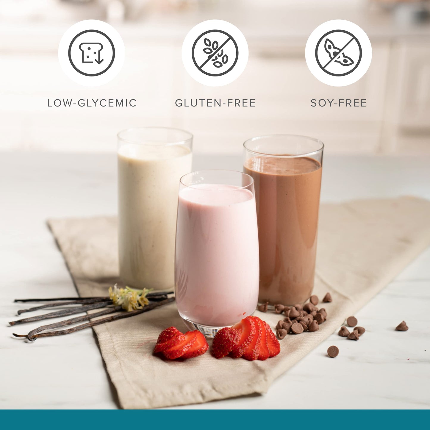 Isagenix IsaLean Protein Shake, Creamy Dutch Chocolate, 29.6 oz, 14 Meals, White