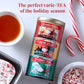 The Republic of Tea Holiday Stackable Tea Tin Seasonal Assortment 36 Tea Bags 12 Count (Pack of 3)